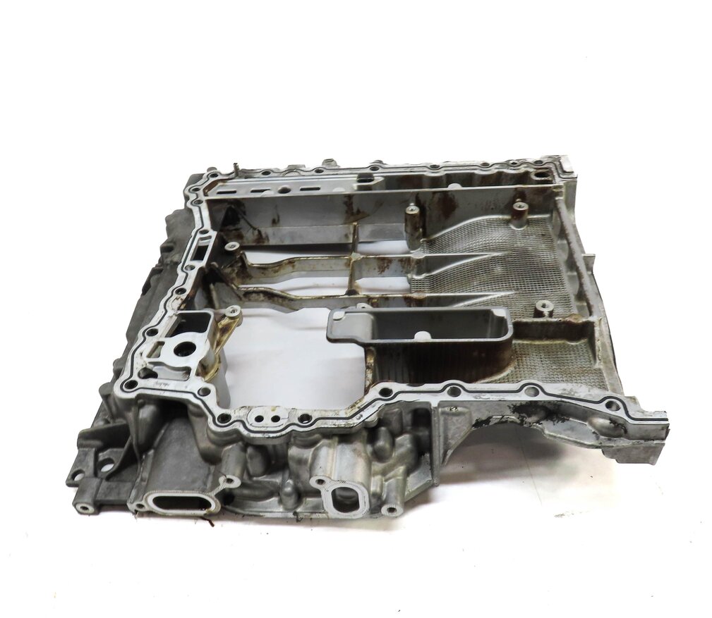 Thumbnail 4: 2013 AUDI Q7 (4L) 3.0L ENGINE (CTWB) UPPER ENGINE OIL PAN 063103603