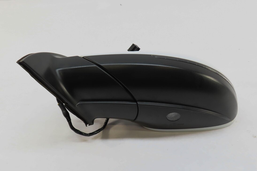 Thumbnail 7: 2013-2015 AUDI Q7 (4L) LEFT DRIVER P-FOLD BLIND SPOT DOOR MIRROR (WHITE)
