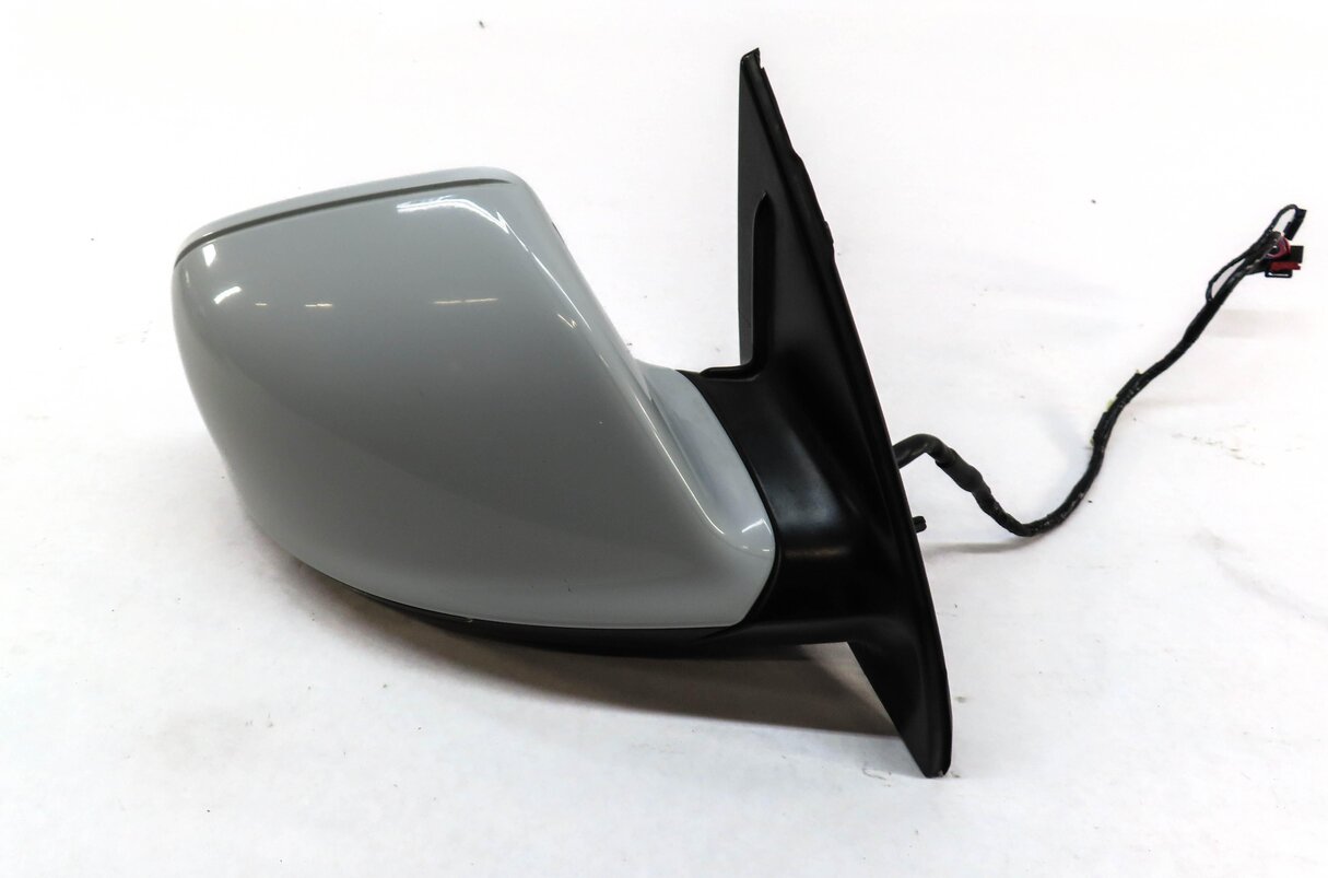 Thumbnail 5: 2013-2015 AUDI Q7 (4L) RIGHT PASSENGER P-FOLD BLIND SPOT DOOR MIRROR (WHITE)