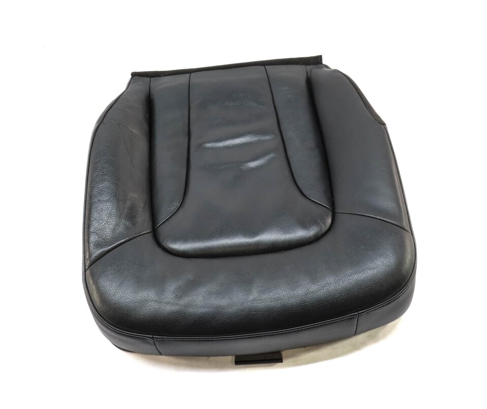 2013 AUDI Q7 (4L) FRONT RIGHT PASSENGER SEAT LOWER SEAT CUSHION w/ HEAT (BLACK)