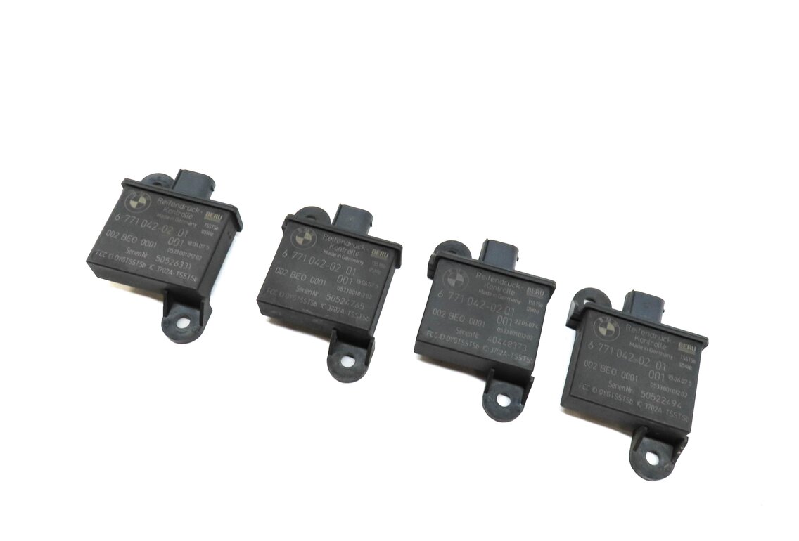 2008 BMW 535i (E60) TIRE PRESSURE MONITORING SENSOR TPMS SET OF 4