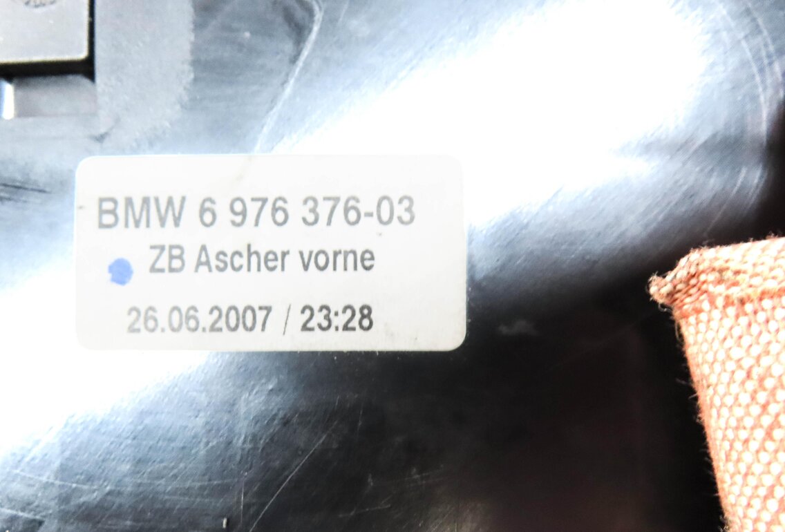 Thumbnail 7: 2008 BMW 535i (E60) FRONT CENTER CONSOLE ASH TRAY BIN w/ 12v SOCKET w/ WOOD TRIM