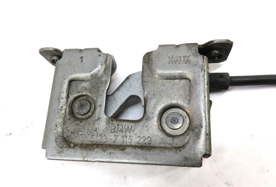 Thumbnail 7: 2008 BMW 535i (E60) HOOD LEFT & RIGHT LOWER LATCH SET OF 2 w/ CABLE 7115223
