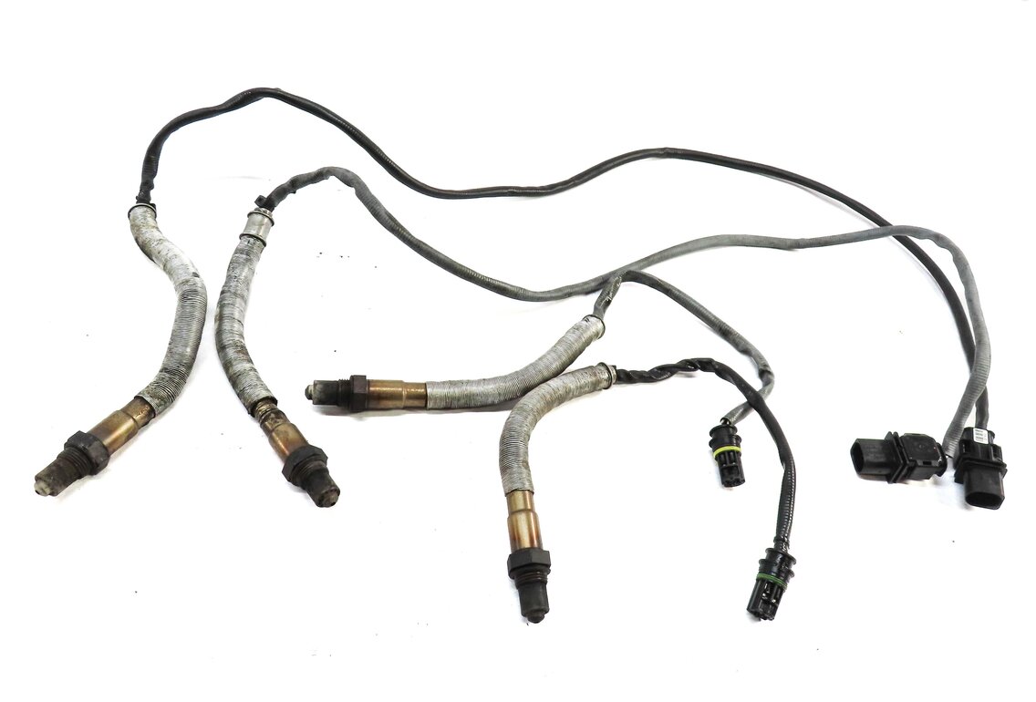 Thumbnail 2: 2008 BMW 535i (E60) 3.0L TURBO N54 ENGINE PRE POST CAT O2 OXYGEN SENSOR SET 4