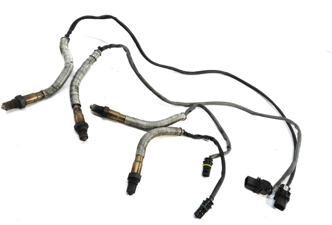 Thumbnail 3: 2008 BMW 535i (E60) 3.0L TURBO N54 ENGINE PRE POST CAT O2 OXYGEN SENSOR SET 4