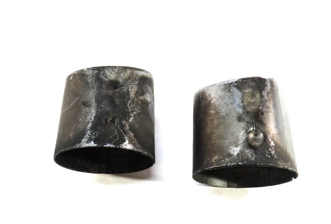 Thumbnail 4: 2008 BMW 535i (E60) 3.0T N54 REAR LEFT & RIGHT EXHAUST MUFFLER TIP SET