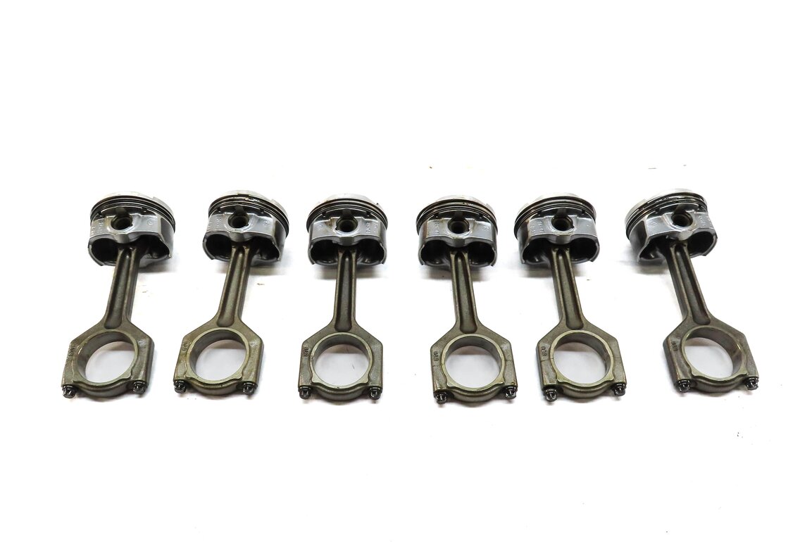Thumbnail 4: 07-10 BMW 135i 335i 535i X6 Z4 E87 E60 E71 E89 3.0L N54 TURBO PISTON & ROD SET 6