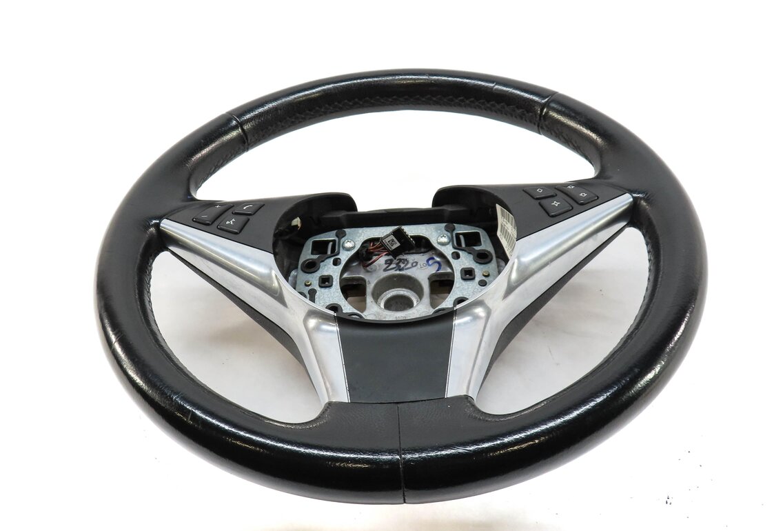 Thumbnail 2: 06-10 BMW 5 6 SERIES E60 E63 SPORT STEERING WHEEL w/ SWITCH BUTTONS (BLACK)