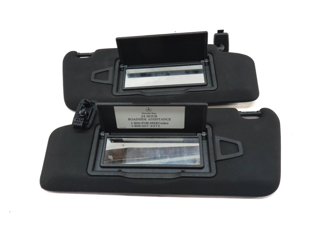 Thumbnail 5: 2008-2014 MERCEDES BENZ C-CLASS (W204) FRONT LEFT & RIGHT SUNVISOR SET (BLACK)
