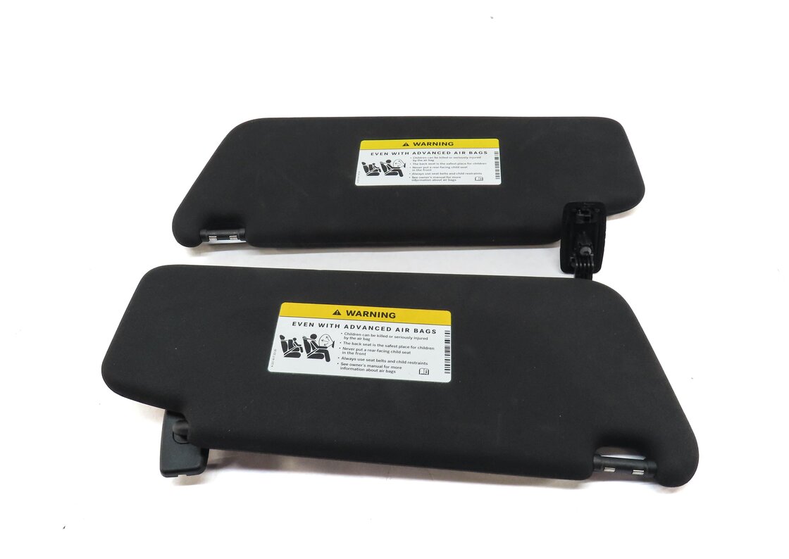 Thumbnail 6: 2008-2014 MERCEDES BENZ C-CLASS (W204) FRONT LEFT & RIGHT SUNVISOR SET (BLACK)
