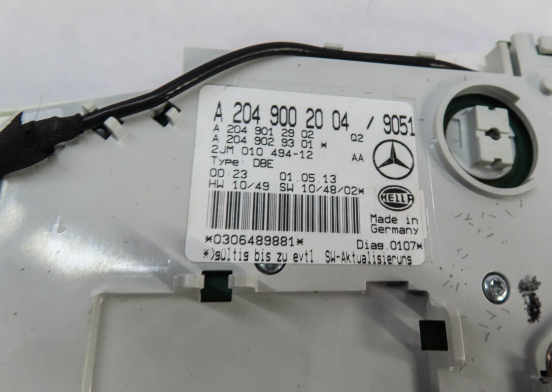 Thumbnail 6: 2014 MERCEDES C250 (W204) FRONT ROOF MAP READING DOME LIGHT LAMP (WHITE & BLACK)