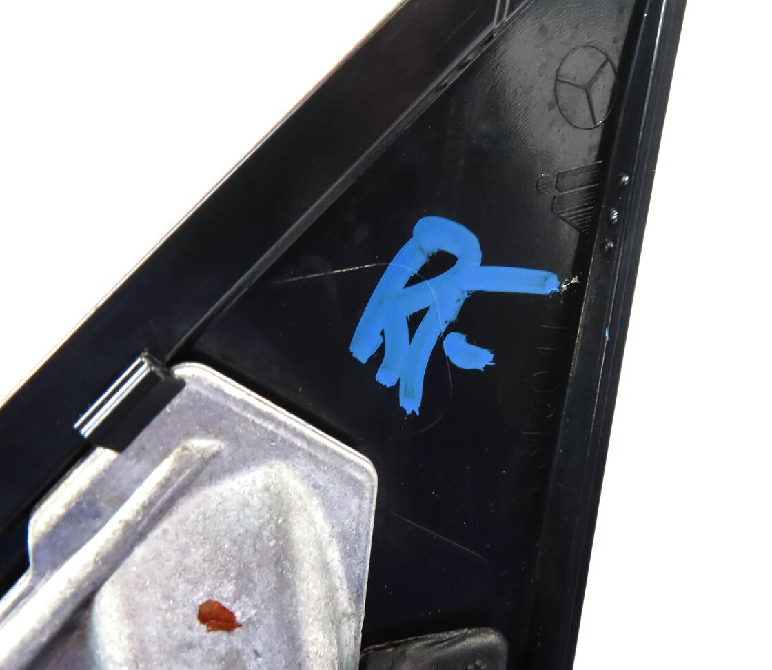 Thumbnail 14: 12-14 MERCEDES C-CLASS (W204) RIGHT HEATED AUTODIM MEMORY DOOR MIRROR (BLACK)