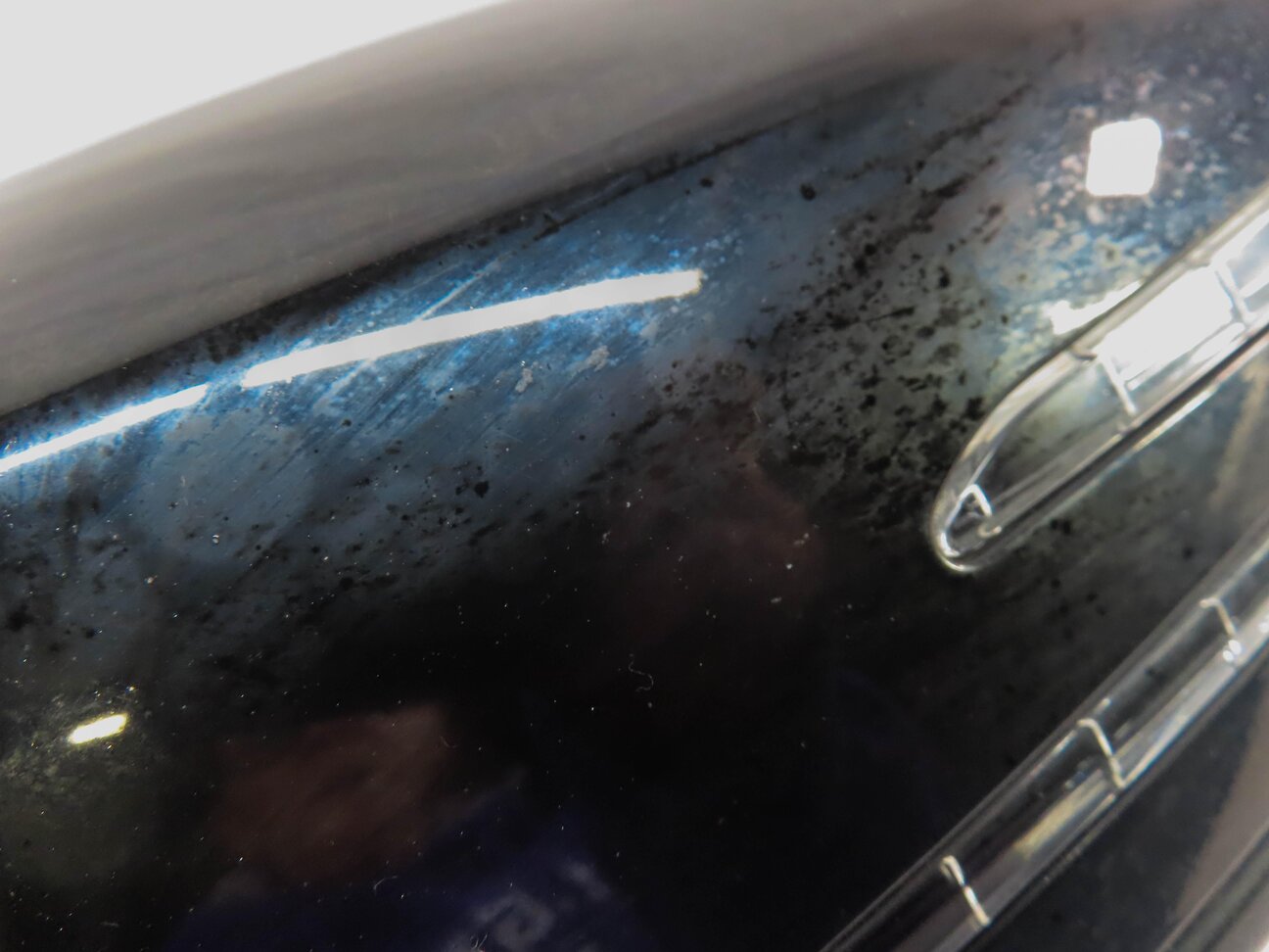 Thumbnail 7: 12-14 MERCEDES C250 (W204) LEFT DRIVER HEATED AUTODIM MEMORY DOOR MIRROR (BLACK)