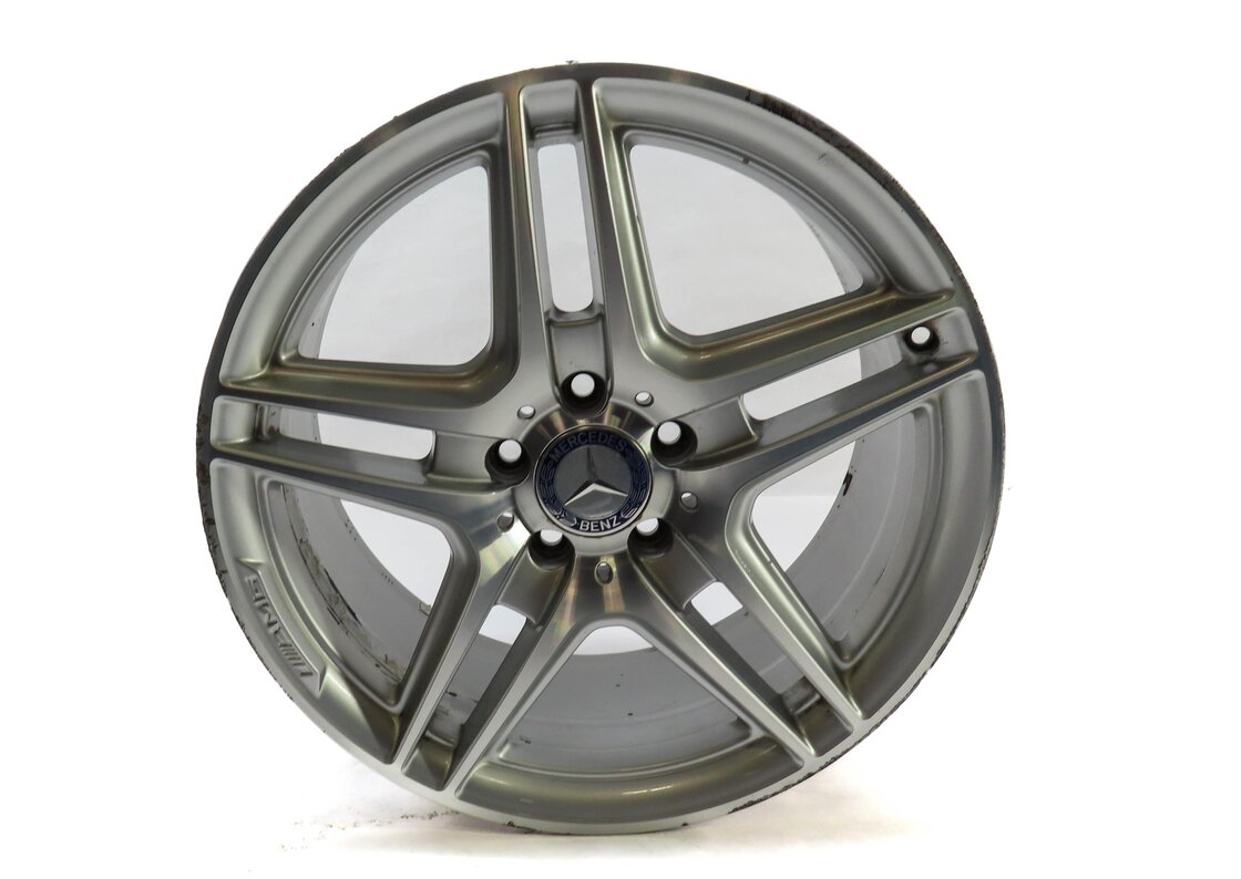 Thumbnail 2: 08-15 MERCEDES BENZ C-CLASS (W204) REAR - 18x8.5 AMG 5 DOUBLE SPOKE WHEEL RIM