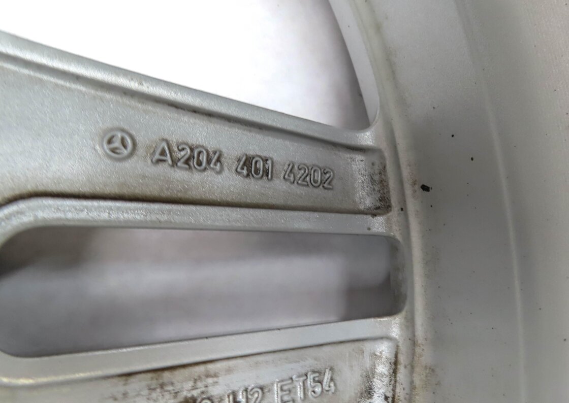 Thumbnail 7: 08-15 MERCEDES BENZ C-CLASS (W204) REAR - 18x8.5 AMG 5 DOUBLE SPOKE WHEEL RIM