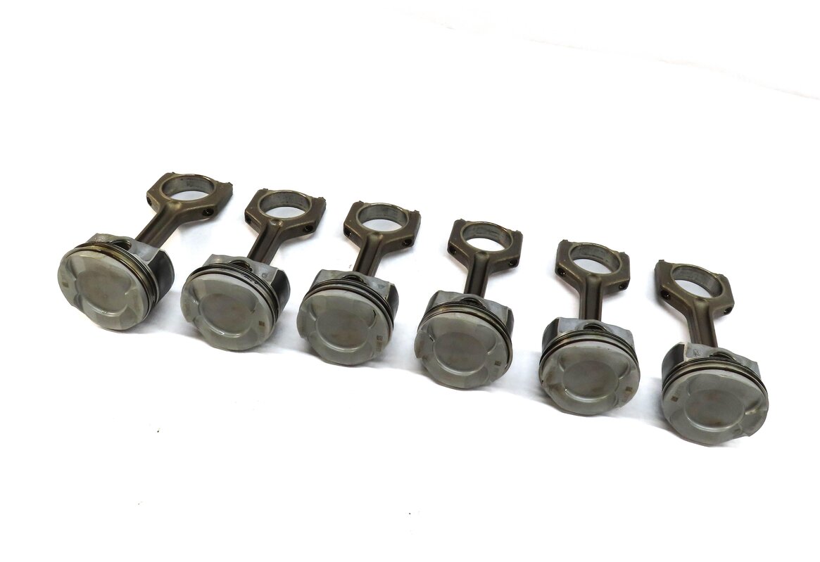 BMW 1/3/5/6/7/X1/X3/X5/X6 3.0L N55 TURBO ENGINE - PISTON w/ CONNECTING ROD SET/6