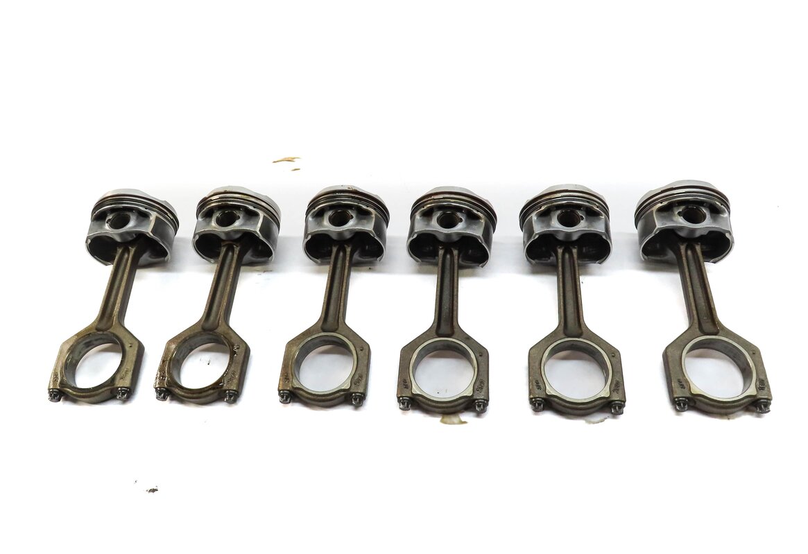 Thumbnail 4: BMW 1/3/5/6/7/X1/X3/X5/X6 3.0L N55 TURBO ENGINE - PISTON w/ CONNECTING ROD SET/6