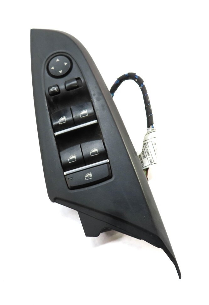 2010-2019 BMW 5 / 6 / GT / X3 (F07 F10 F12 F25) LEFT DRIVER P-FOLD WINDOW SWITCH