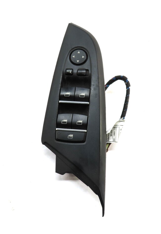Thumbnail 2: 2010-2019 BMW 5 / 6 / GT / X3 (F07 F10 F12 F25) LEFT DRIVER P-FOLD WINDOW SWITCH