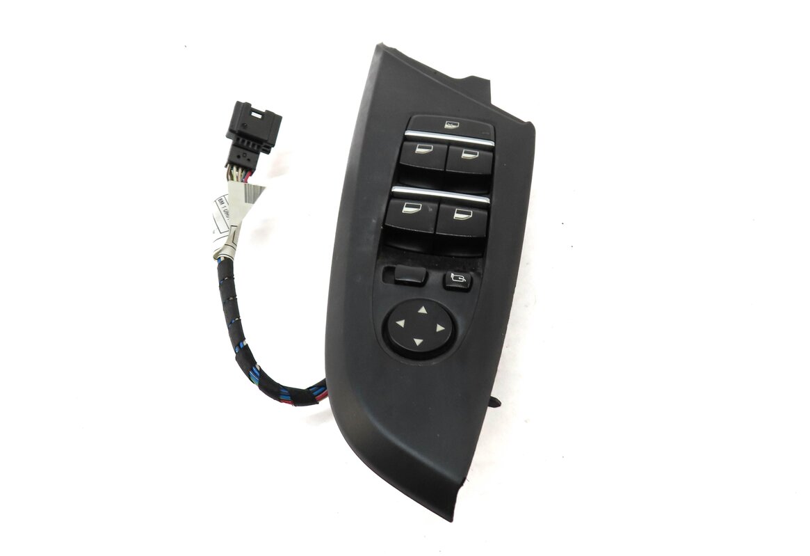 Thumbnail 3: 2010-2019 BMW 5 / 6 / GT / X3 (F07 F10 F12 F25) LEFT DRIVER P-FOLD WINDOW SWITCH
