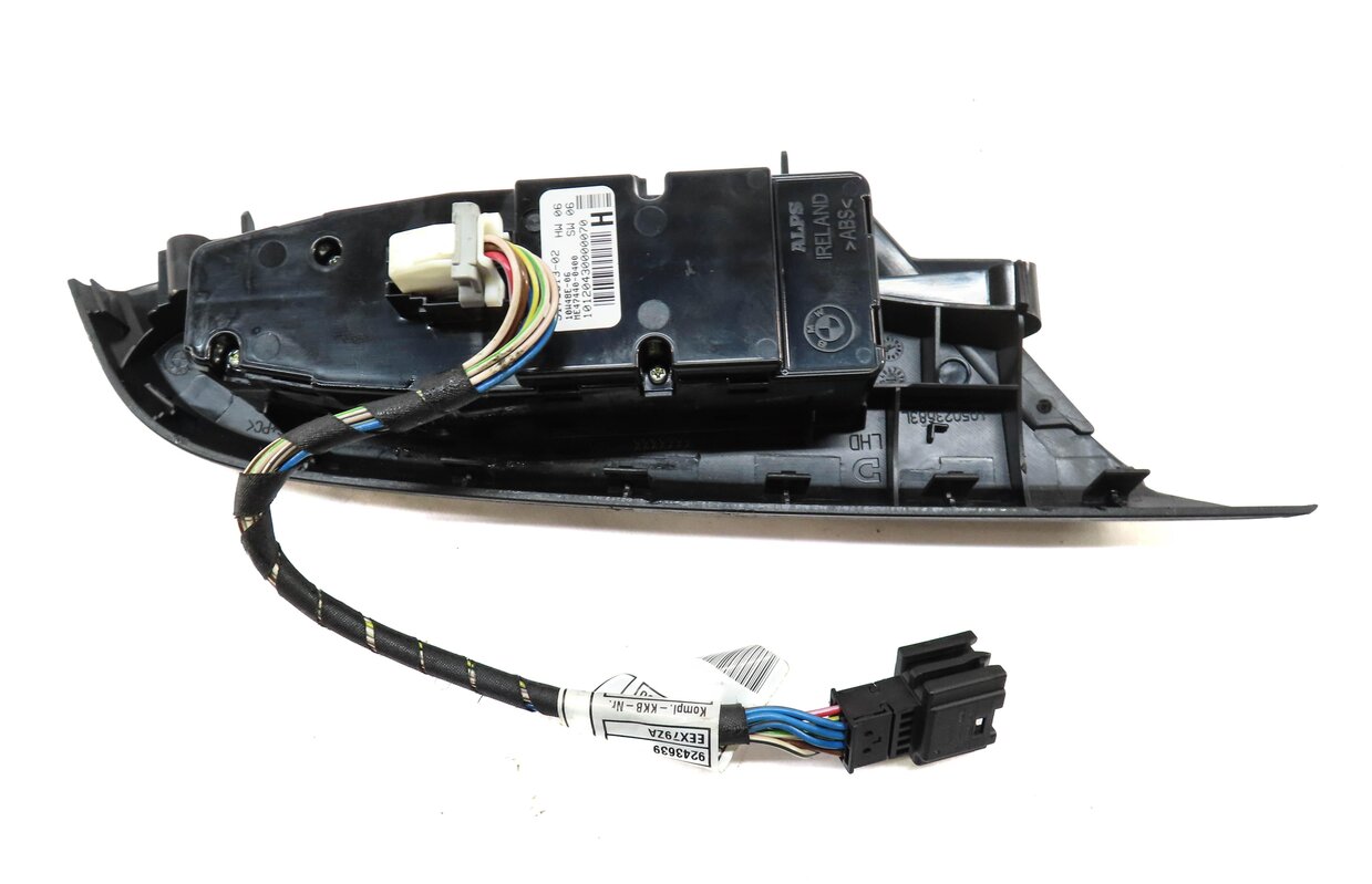 Thumbnail 4: 2010-2019 BMW 5 / 6 / GT / X3 (F07 F10 F12 F25) LEFT DRIVER P-FOLD WINDOW SWITCH