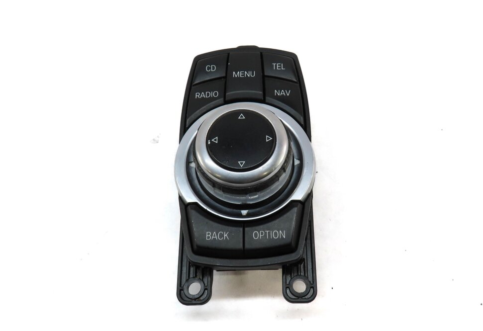 Thumbnail 2: 2011 BMW X3 F25 iDRIVE NAVIGATION INFO DISPLAY CONTROL KNOB 10 PIN -BLACK SILVER