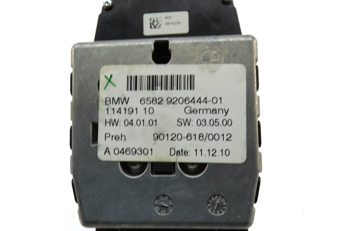 Thumbnail 5: 2011 BMW X3 F25 iDRIVE NAVIGATION INFO DISPLAY CONTROL KNOB 10 PIN -BLACK SILVER