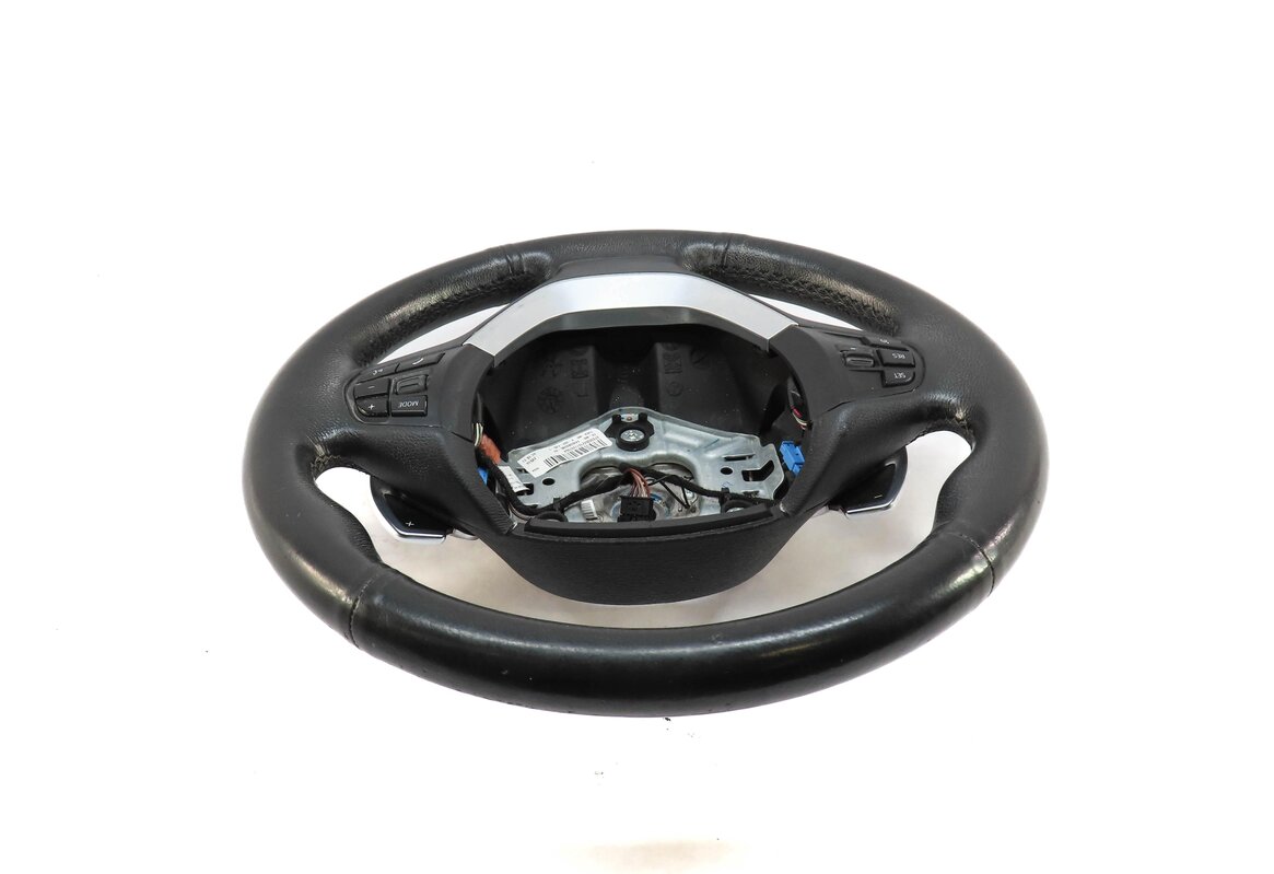 Thumbnail 3: 2011-2018 BMW X3 X4 (F25 F26) 3 SPOKE SPORT STEERING WHEEL w/ SWITCHES & PADDLES
