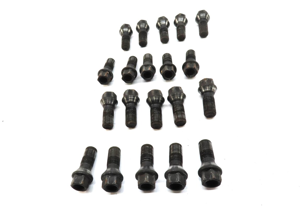 Thumbnail 2: 2011 BMW X3 (F25) WHEEL RIM LUG NUG BOLT SET OF 20