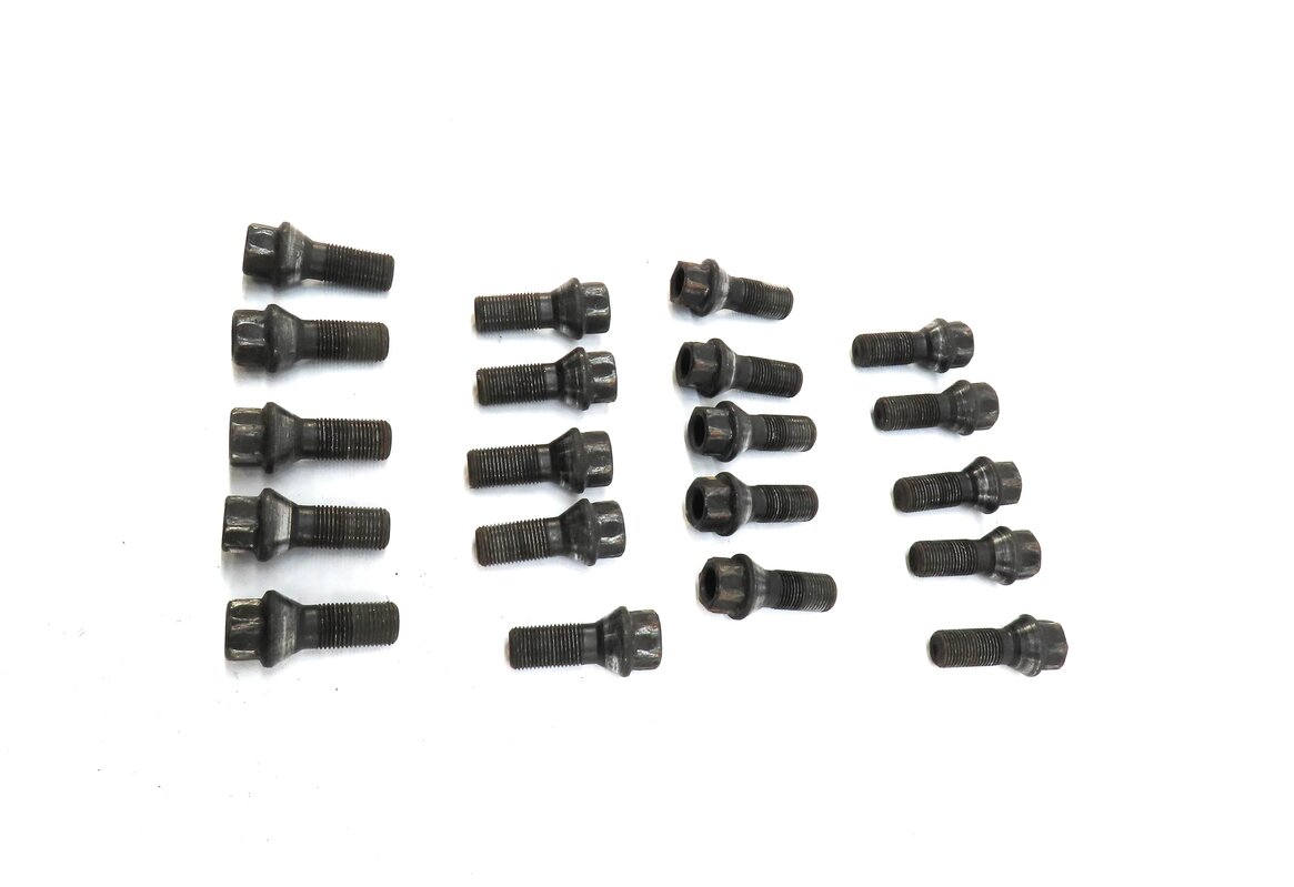 Thumbnail 4: 2011 BMW X3 (F25) WHEEL RIM LUG NUG BOLT SET OF 20