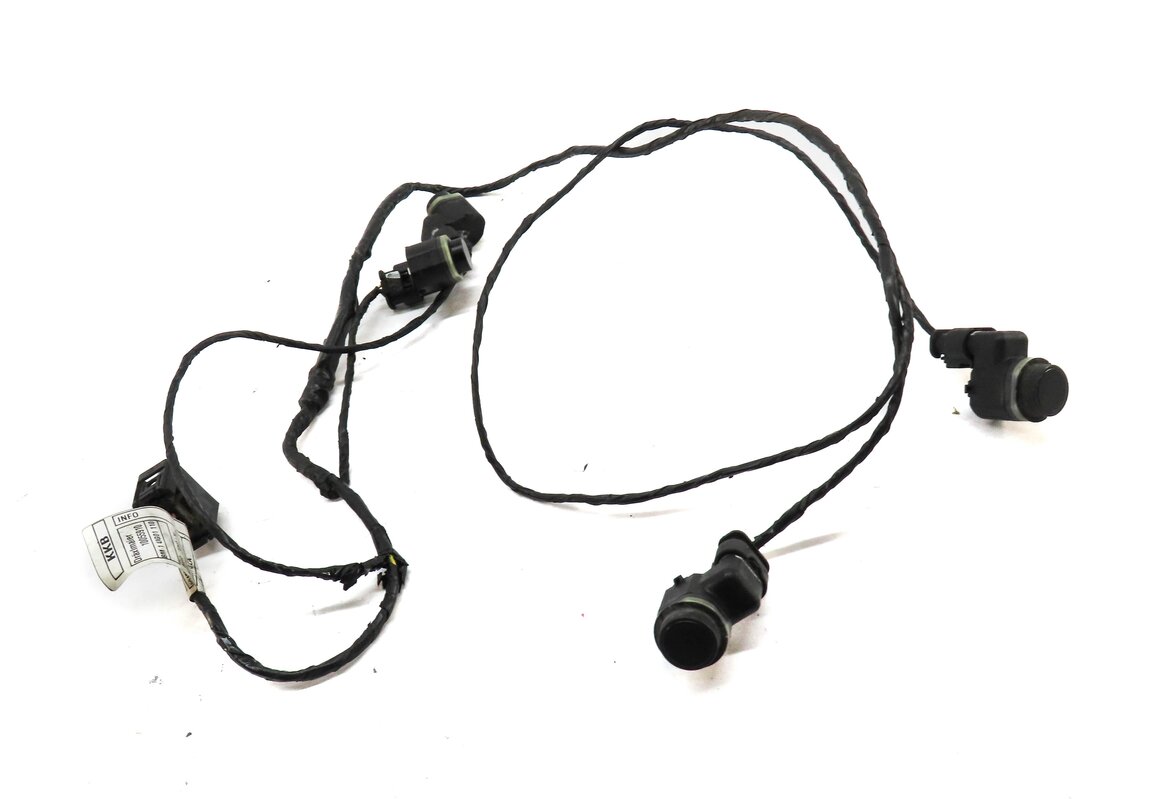 Thumbnail 2: 2011 BMW X3 F25 REAR PARK DISTANCE PARKING PDC SENSOR SET 4 (BLACK) w/ HARNESS