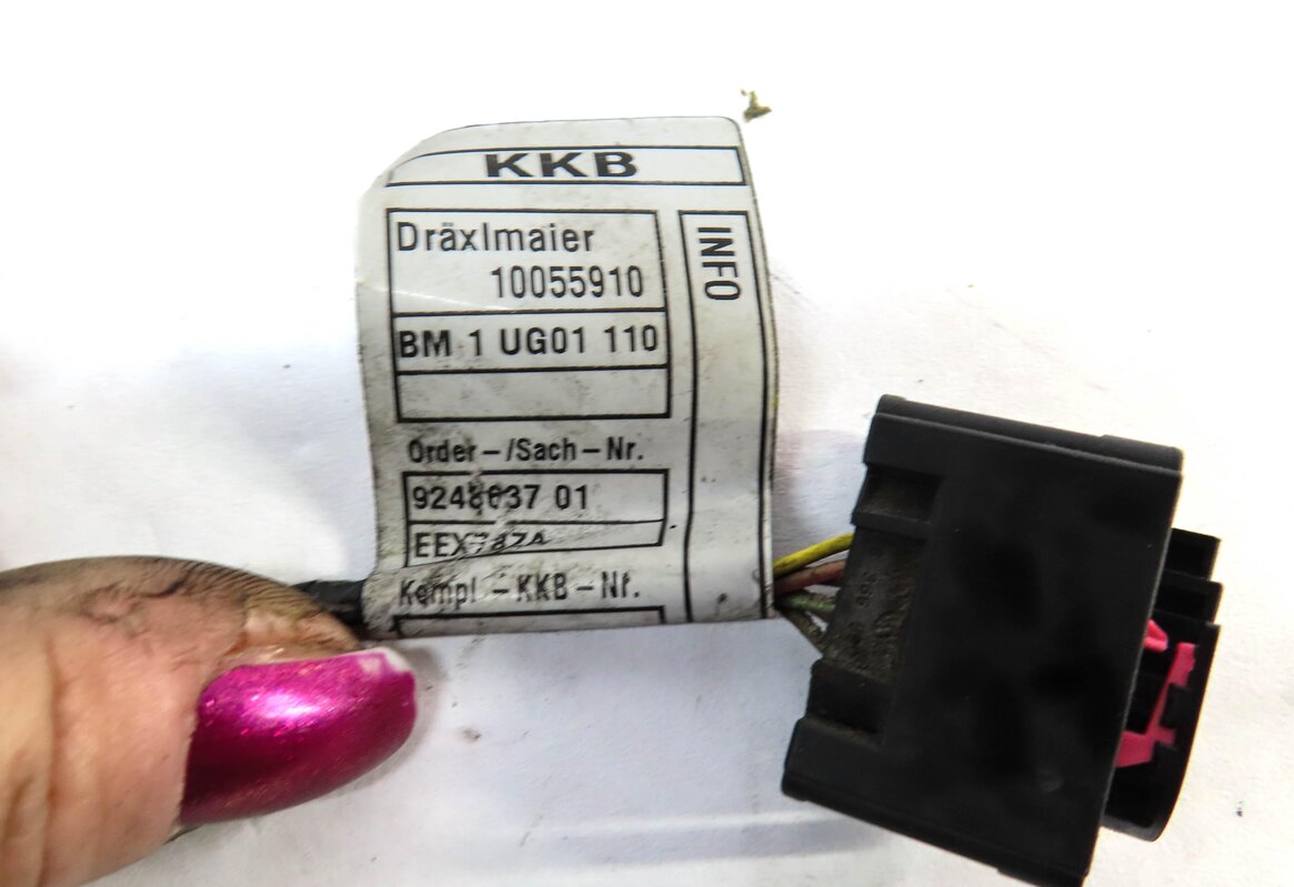 Thumbnail 4: 2011 BMW X3 F25 REAR PARK DISTANCE PARKING PDC SENSOR SET 4 (BLACK) w/ HARNESS