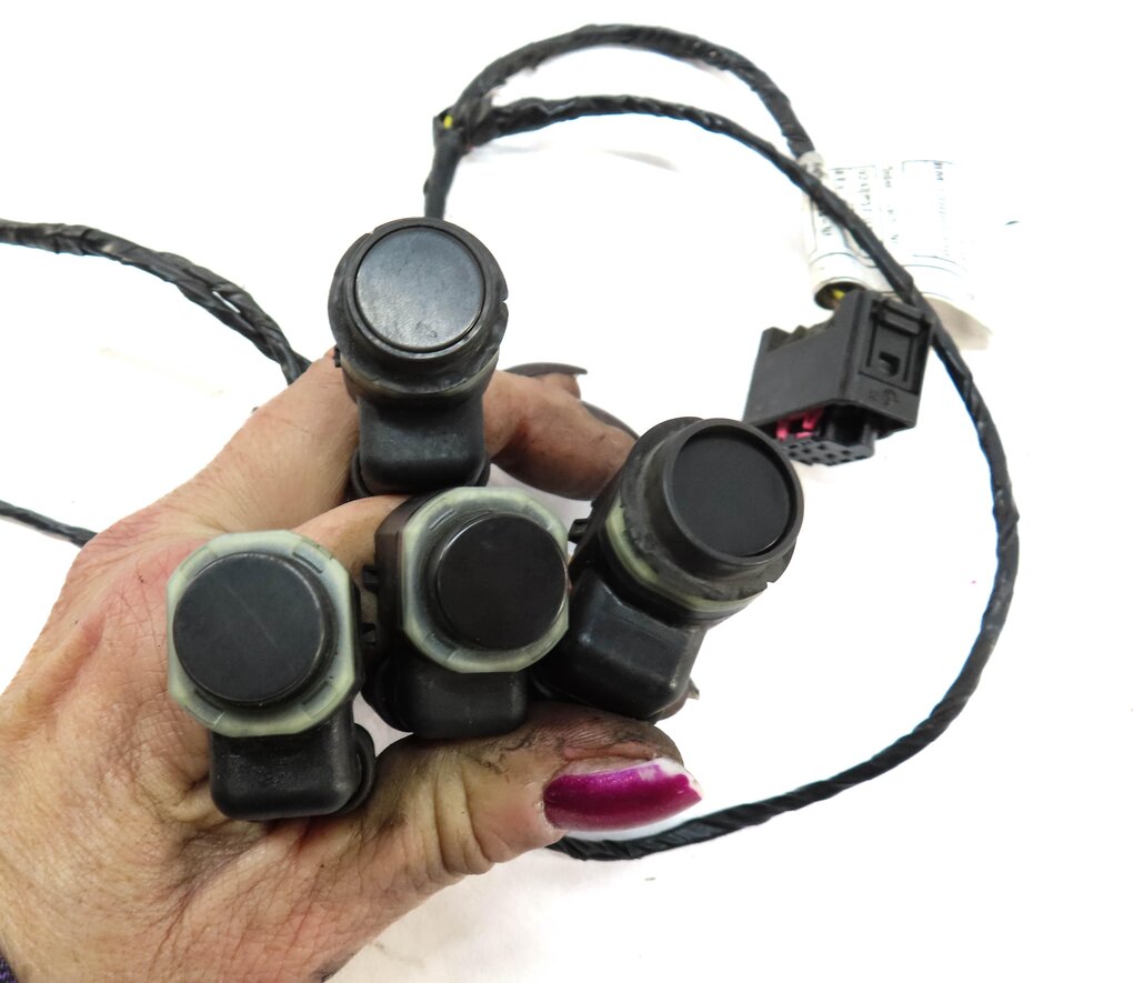 Thumbnail 5: 2011 BMW X3 F25 REAR PARK DISTANCE PARKING PDC SENSOR SET 4 (BLACK) w/ HARNESS