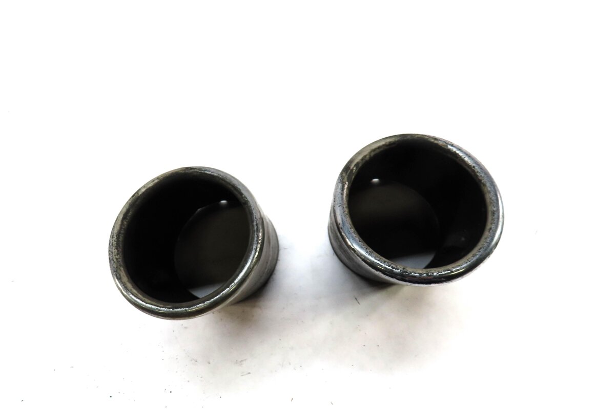 Thumbnail 2: 11-13 BMW X3 (F25) 3.0L TURBO N55 MUFFLER LEFT & RIGHT METAL EXHAUST TIP SET/2