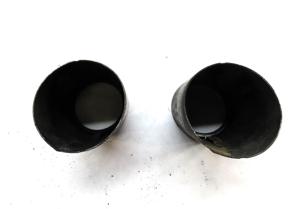 Thumbnail 4: 11-13 BMW X3 (F25) 3.0L TURBO N55 MUFFLER LEFT & RIGHT METAL EXHAUST TIP SET/2
