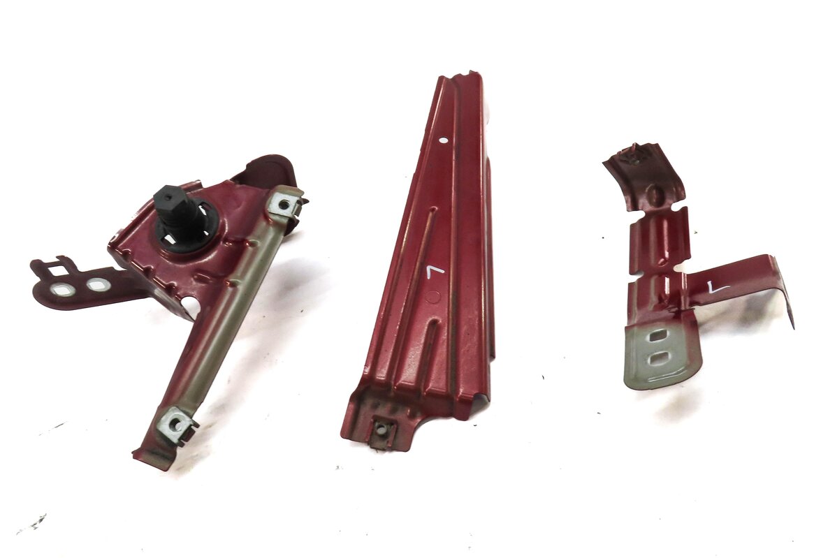 Thumbnail 2: 2011 BMW X3 (F25) FRONT LEFT DRIVER FENDER MOUNT BRACKET SET 3 (VERMILION RED)