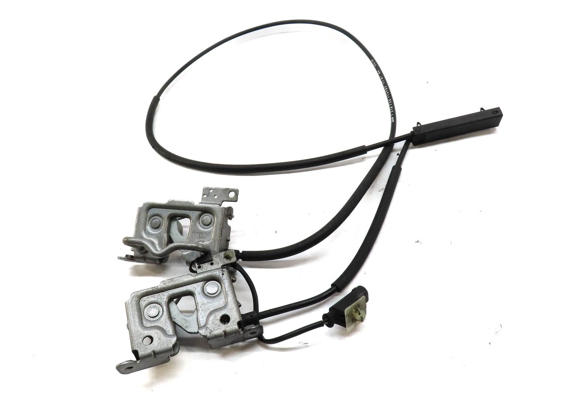 Thumbnail 2: 2011 BMW X3 (F25) LEFT & RIGHT HOOD LATCH SET 2 w/ CABLE 51237210731