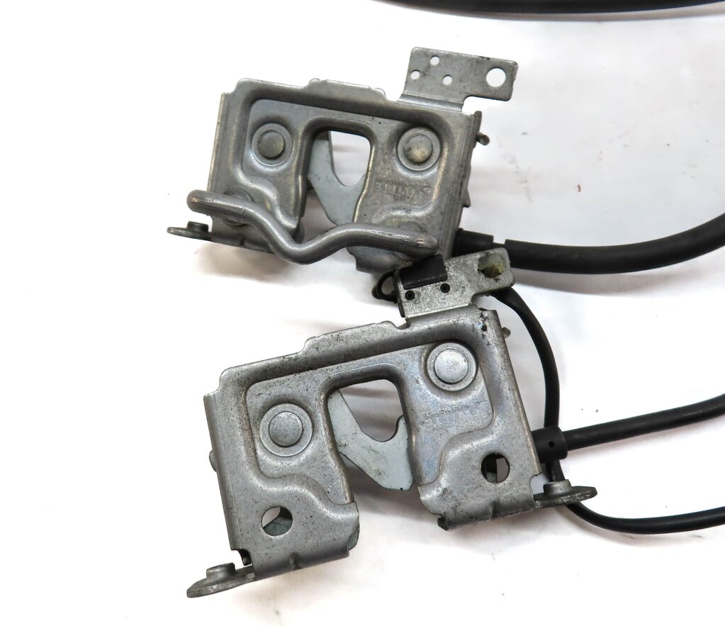 Thumbnail 3: 2011 BMW X3 (F25) LEFT & RIGHT HOOD LATCH SET 2 w/ CABLE 51237210731