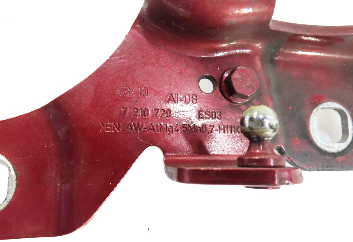 Thumbnail 6: 11-18 BMW X3 X4 (F25 F26) FRONT LEFT & RIGHT HOOD HINGE SET-2 (VERMILION RED)