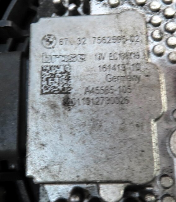 Thumbnail 6: 11-18 BMW X3 X4 (F25 F26) 3.0L N55 TURBO ENGINE 600 WATT RADIATOR COOLING FAN
