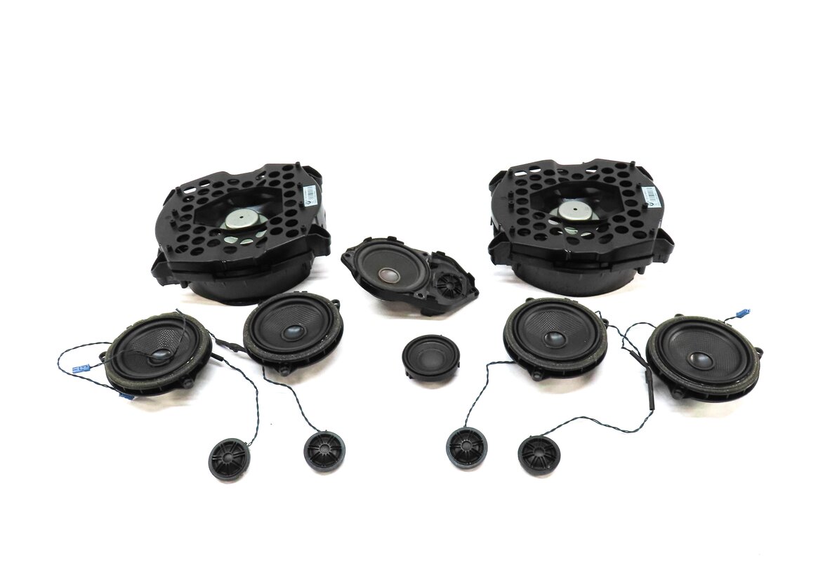 Thumbnail 2: 2011 BMW X3 (F25) FRONT REAR LEFT RIGHT WOOFER MIDRANGE TWEETER SPEAKER SET 12