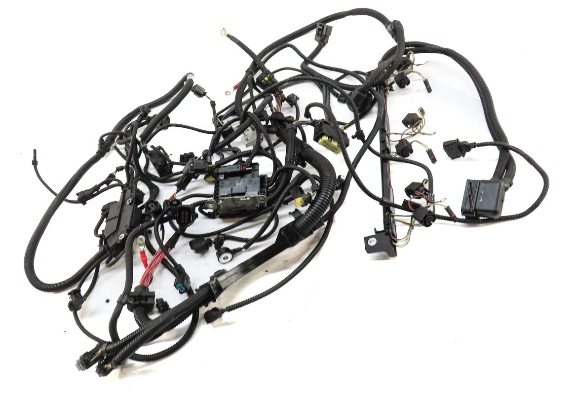 Thumbnail 2: 2011 BMW X3 (F25) 3.0L TURBO (N55) AUTO AWD ENGINE WIRE WIRING HARNESS