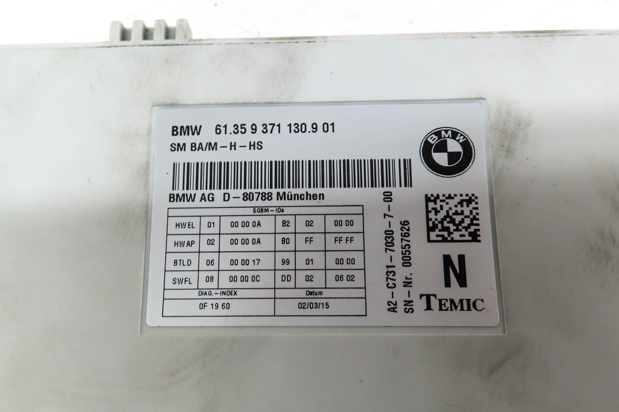 Thumbnail 4: 10-19 BMW 2 3 4 5 6 7 X (F22 F30 F32 F15 F16 F85 F86) HEATED SEAT CONTROL MODULE