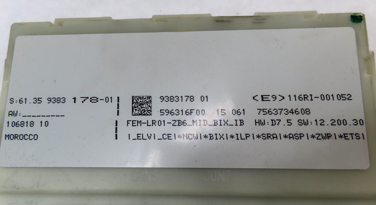 Thumbnail 4: 13-18 BMW 328i 428i 528i X3 X4 (F30 F32) 2.0L N26 ENGINE DME BCM MODULE KEY SET