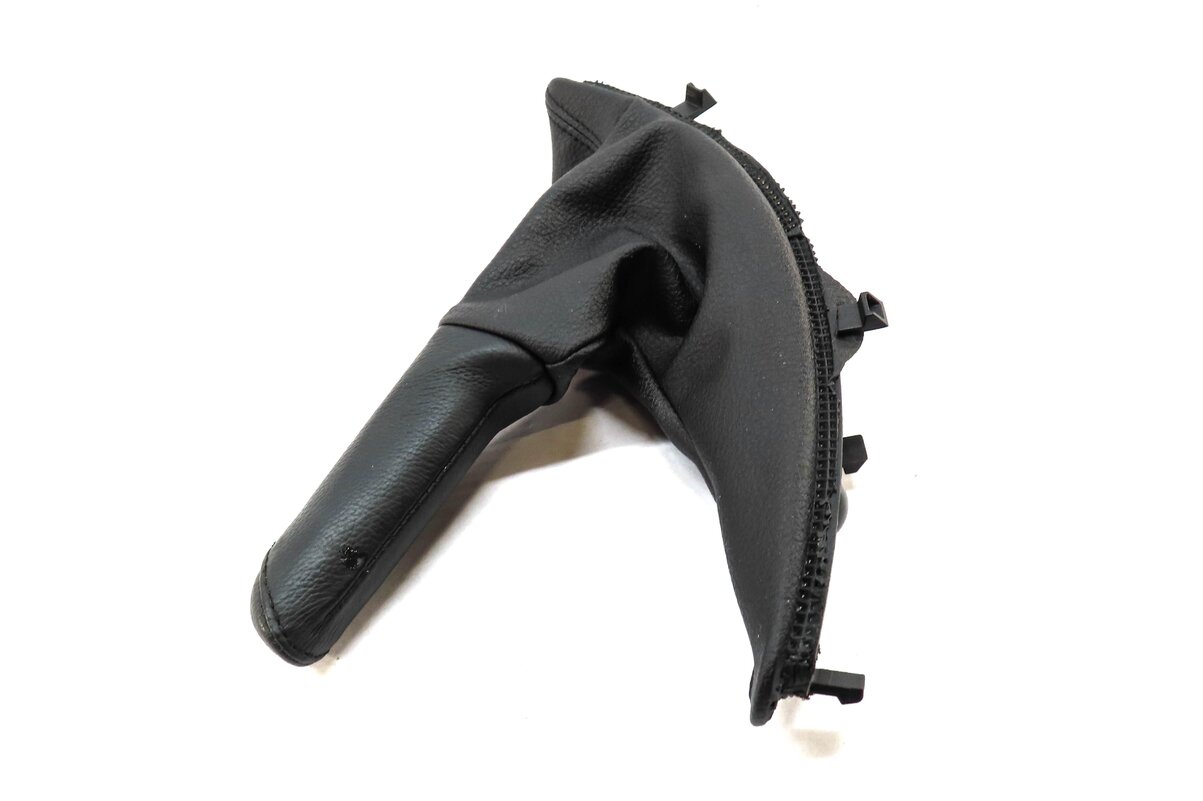 Thumbnail 2: 2015 BMW 428i (F32) EMERGENCY HILL PARKING E-BRAKE HANDLE w/ BOOT (BLACK)