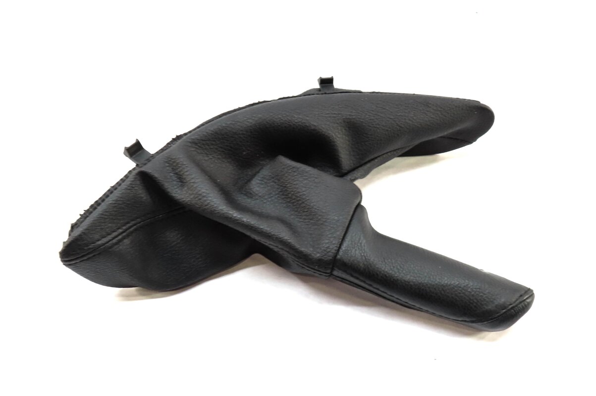 Thumbnail 3: 2015 BMW 428i (F32) EMERGENCY HILL PARKING E-BRAKE HANDLE w/ BOOT (BLACK)