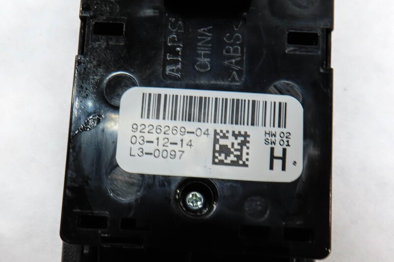 Thumbnail 5: 14-20 BMW 428i 430i 435i 440i M4 (F32) COUPE DRIVER PFOLD WINDOW SWITCH (BLACK)