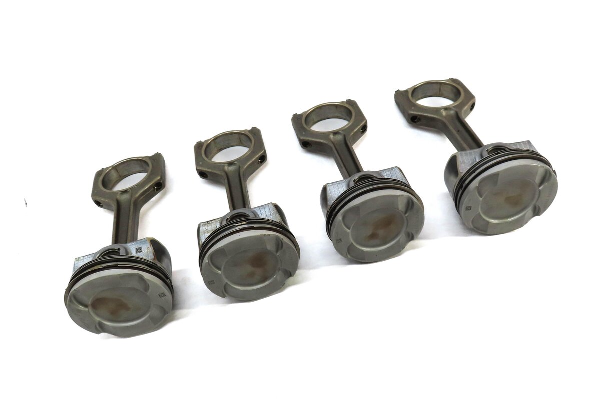 Thumbnail 4: 14-18 BMW 2 3 4 5 X1 X3 X5 Z4 2.0L (F10 F22 F30) TURBO N20 N26 PISTON & ROD SET4