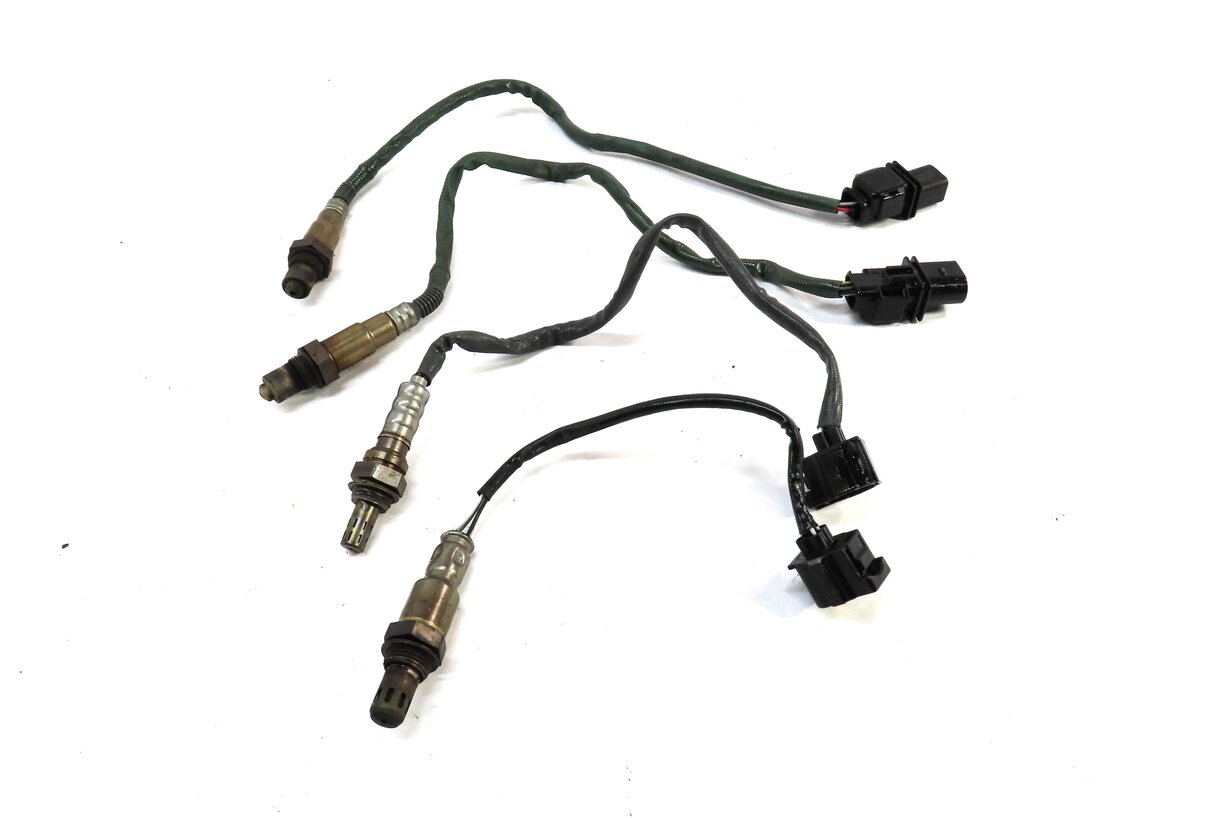 Thumbnail 2: 2012 MERCEDES E350 SEDAN (W212) RWD AUTO PRE POST CAT O2 OXYGEN SENSOR SET4