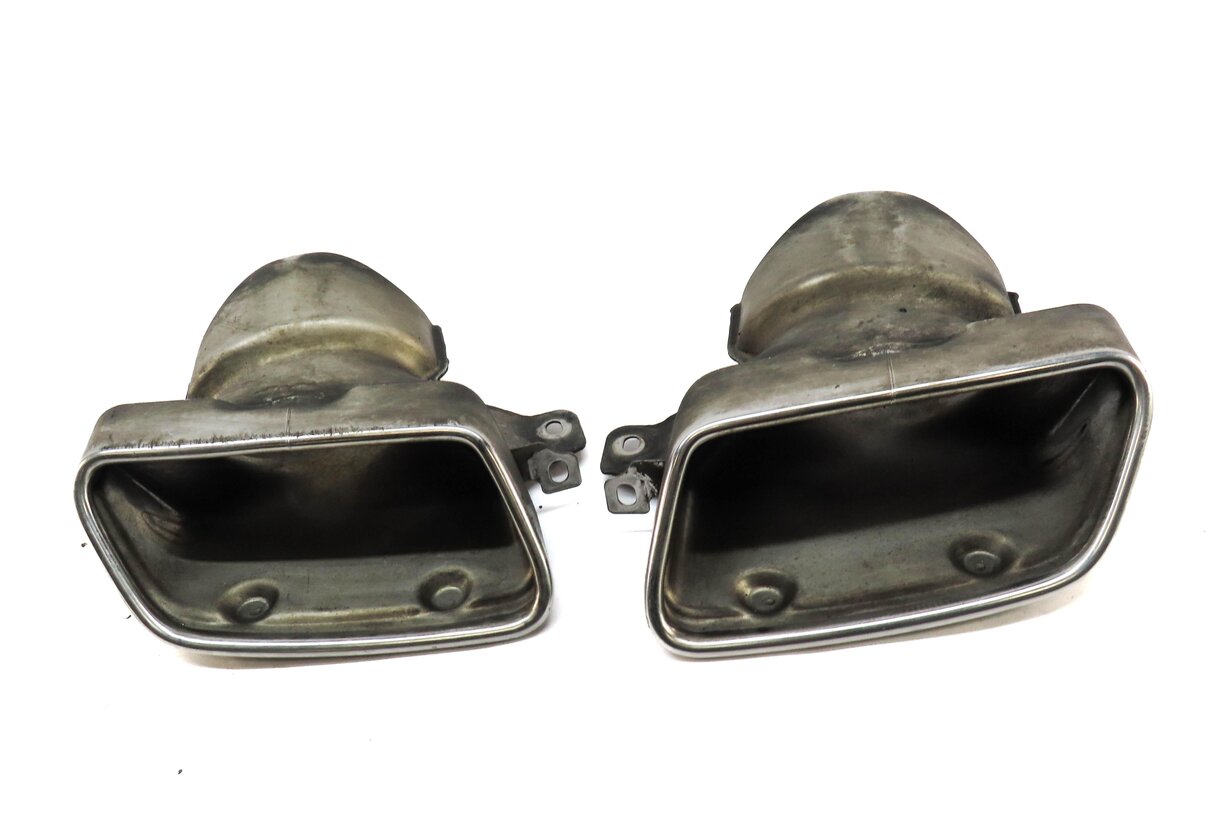 Thumbnail 2: 2012 MERCEDES BENZ E350 (W212) MUFFLER EXHAUST LEFT & RIGHT TIP SET2